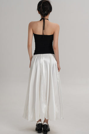 Elastic Halter Tube Top