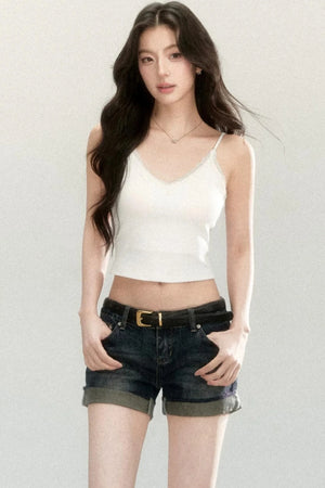 Elastic Lace V-Neck Camisole