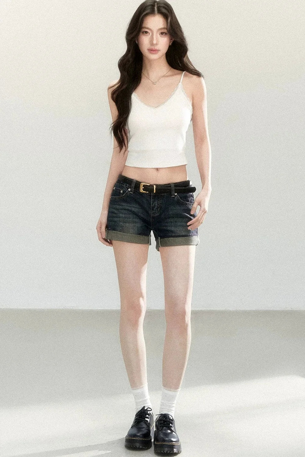 Elastic Lace V-Neck Camisole