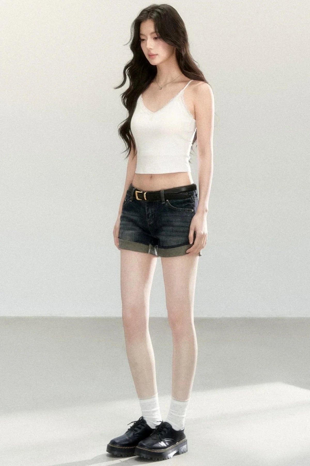 Elastic Lace V-Neck Camisole