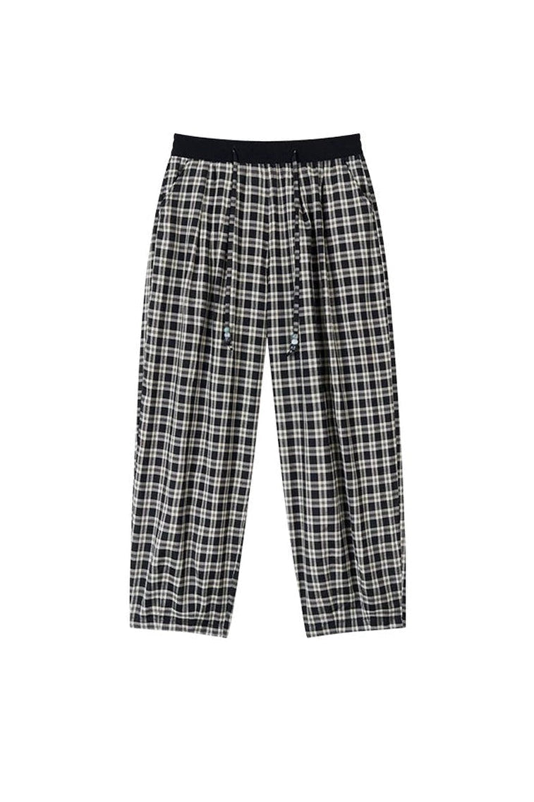 Elastic Waistband Drapey Pants