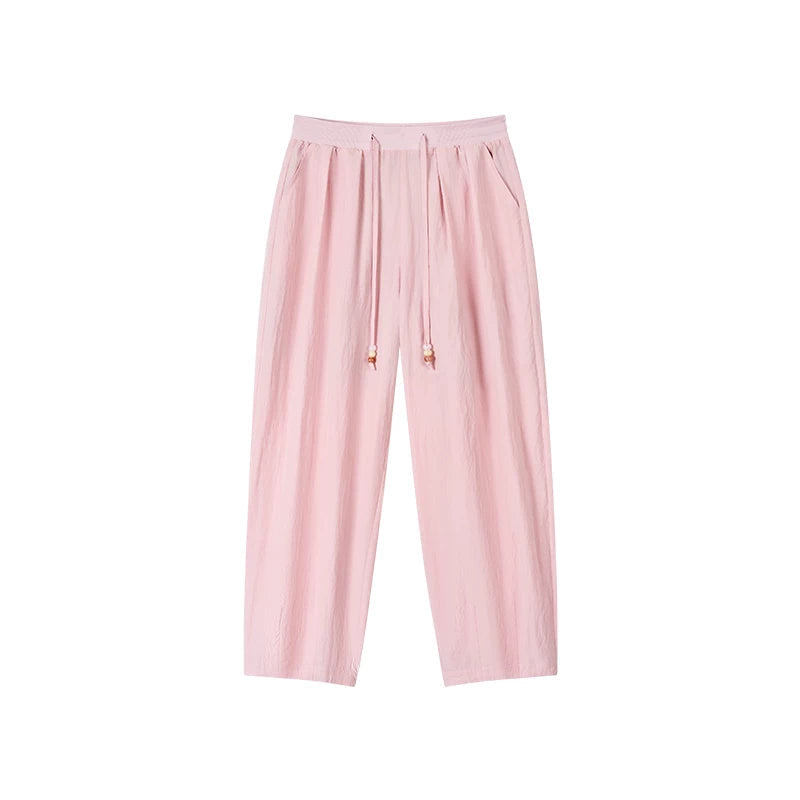 Elastic Waistband Drapey Pants