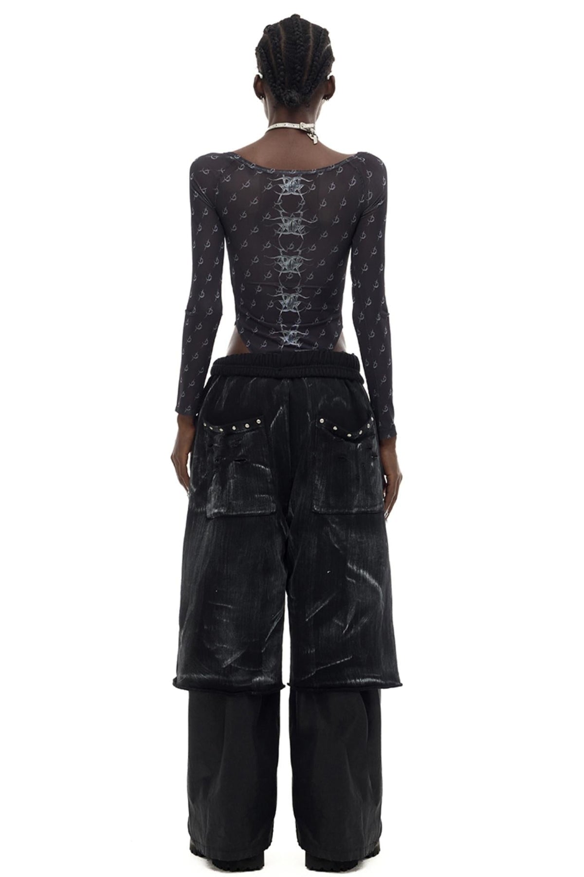 Electric Moon Loose Layered Pants