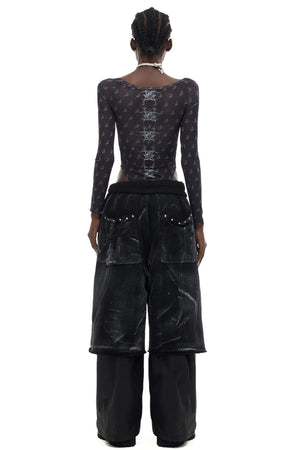 Electric Moon Loose Layered Pants