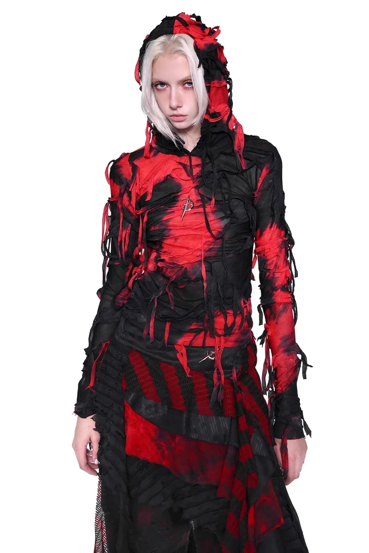 Electric Moon Punk Hooded Top