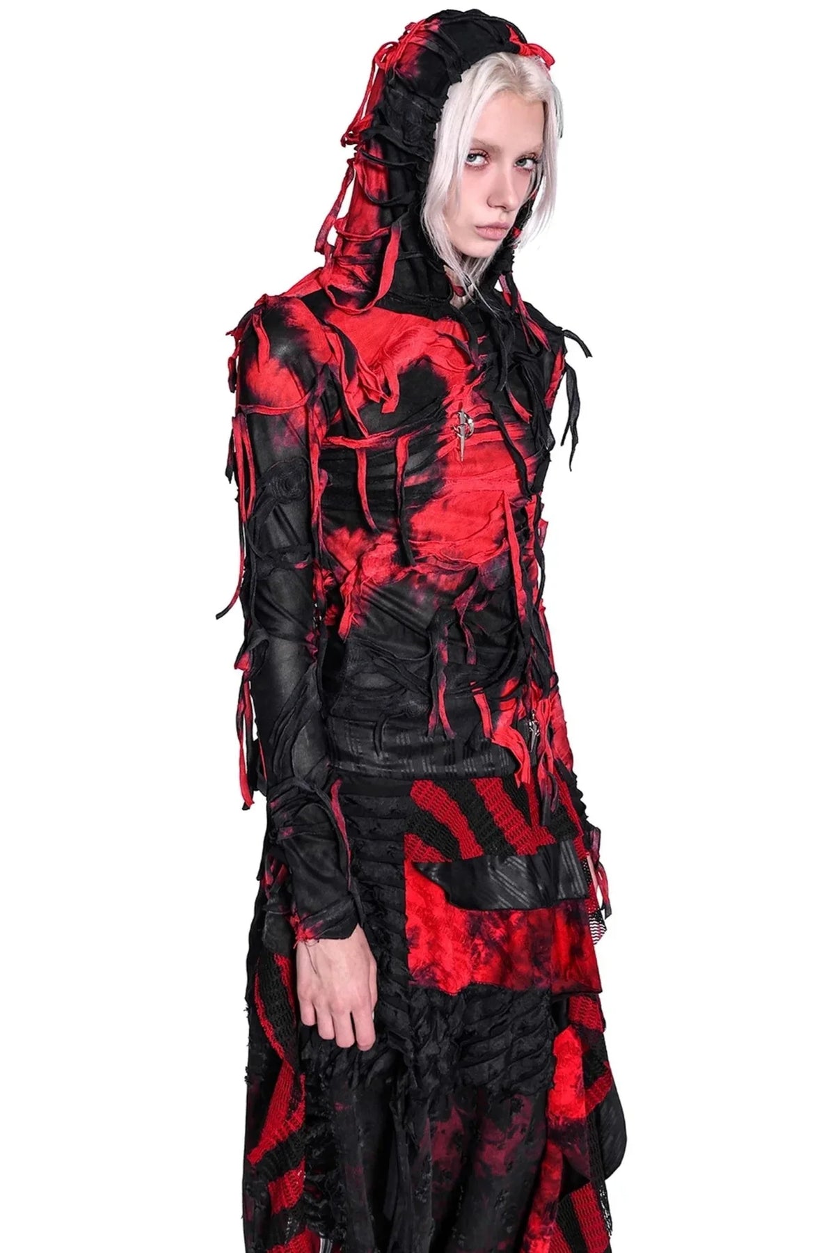 Electric Moon Punk Hooded Top
