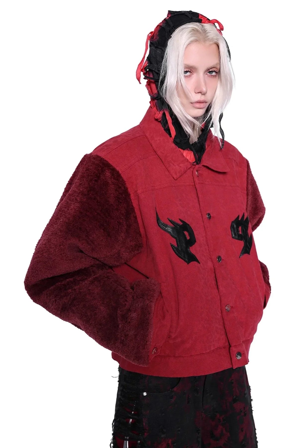 Electric Moon Punk Hooded Top