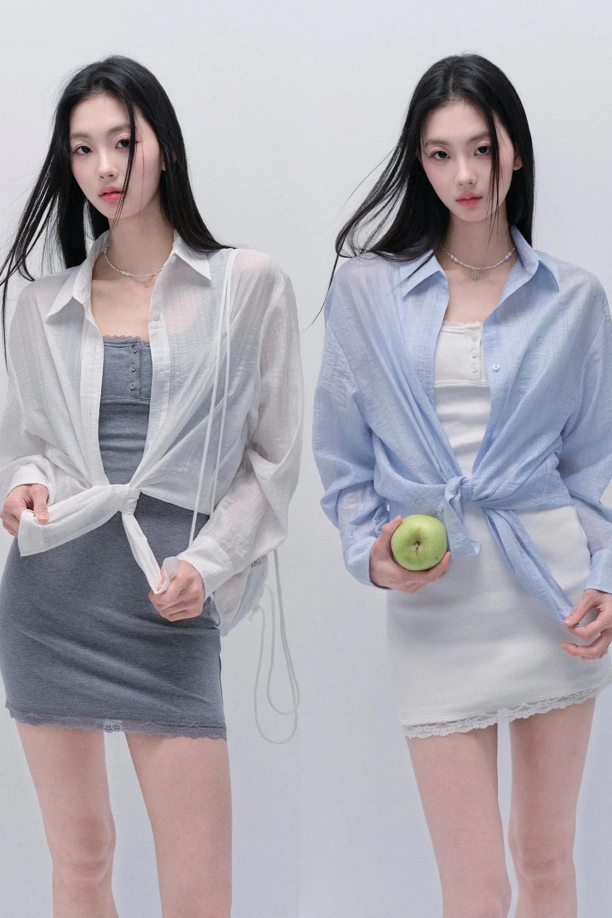 Elegant Blue Blouse Shirt