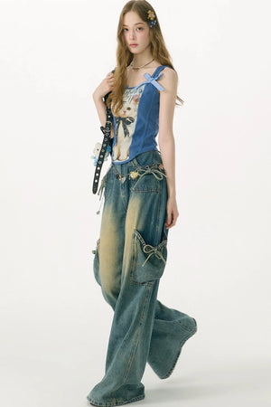Elegant Cat Print Camisole