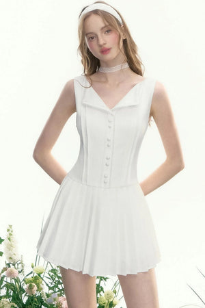 Elegant Crinkle Lace Dress