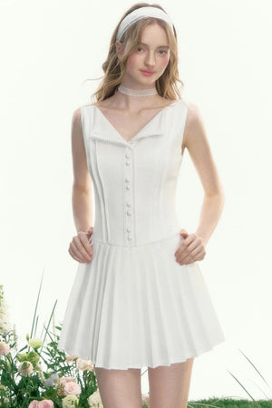 Elegant Crinkle Lace Dress