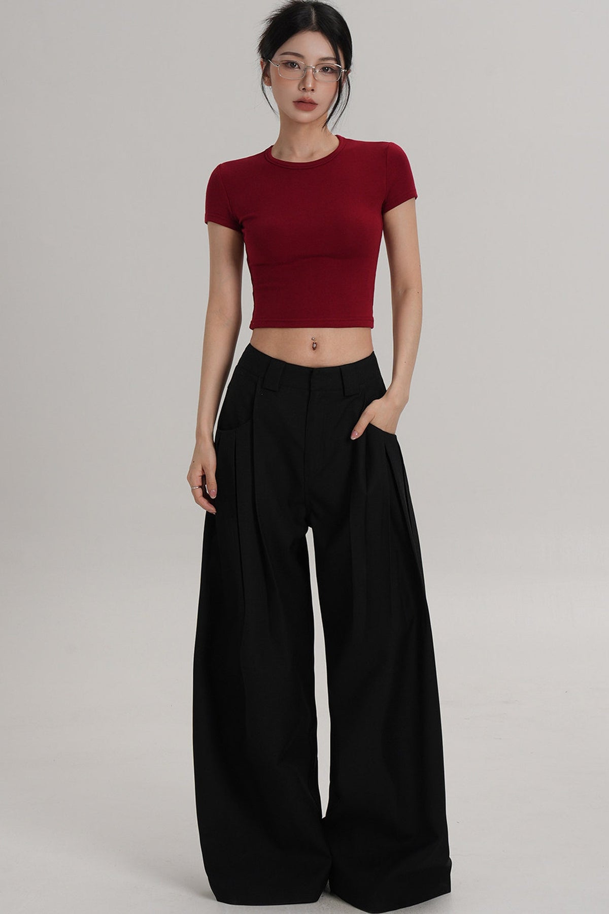 Elegant Floor-Length Pants