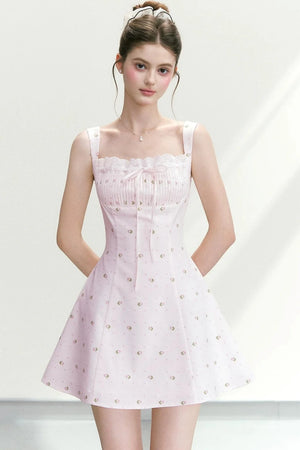 Elegant Floral A-Line Dress