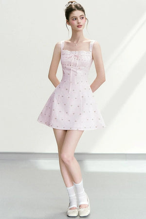 Elegant Floral A-Line Dress