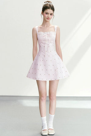 Elegant Floral A-Line Dress