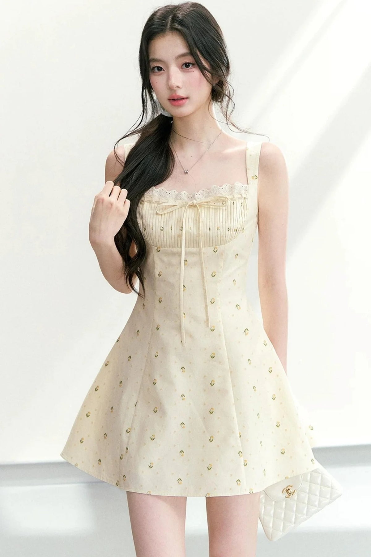 Elegant Floral A-Line Dress