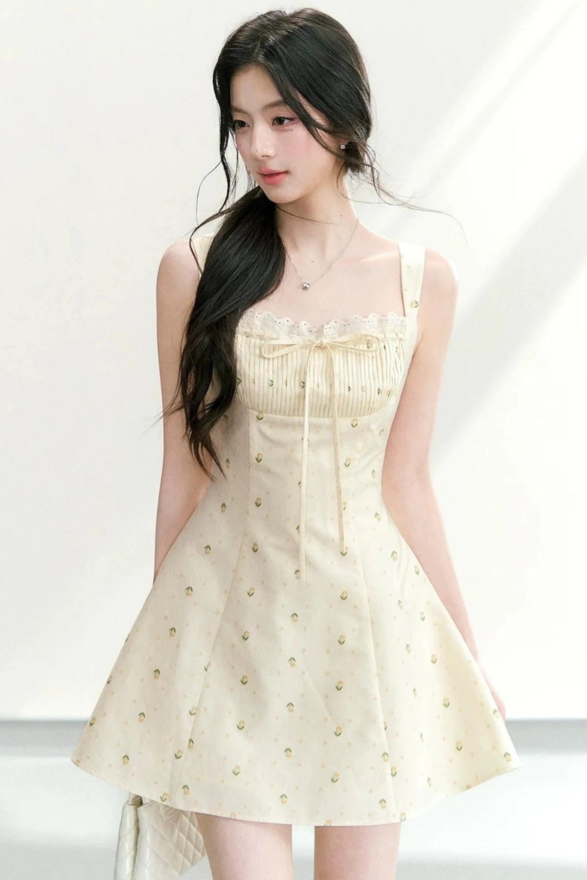 Elegant Floral A-Line Dress
