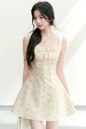 Elegant Floral A-Line Dress