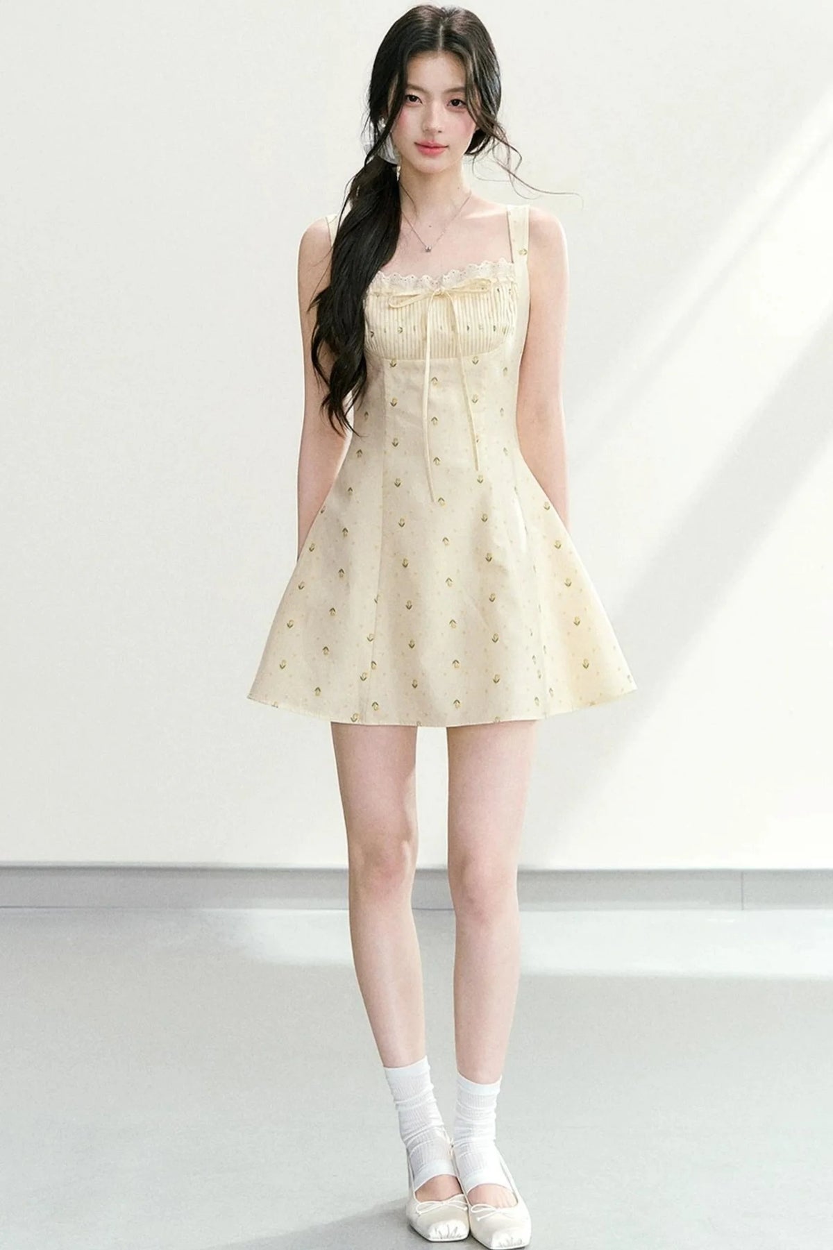 Elegant Floral A-Line Dress