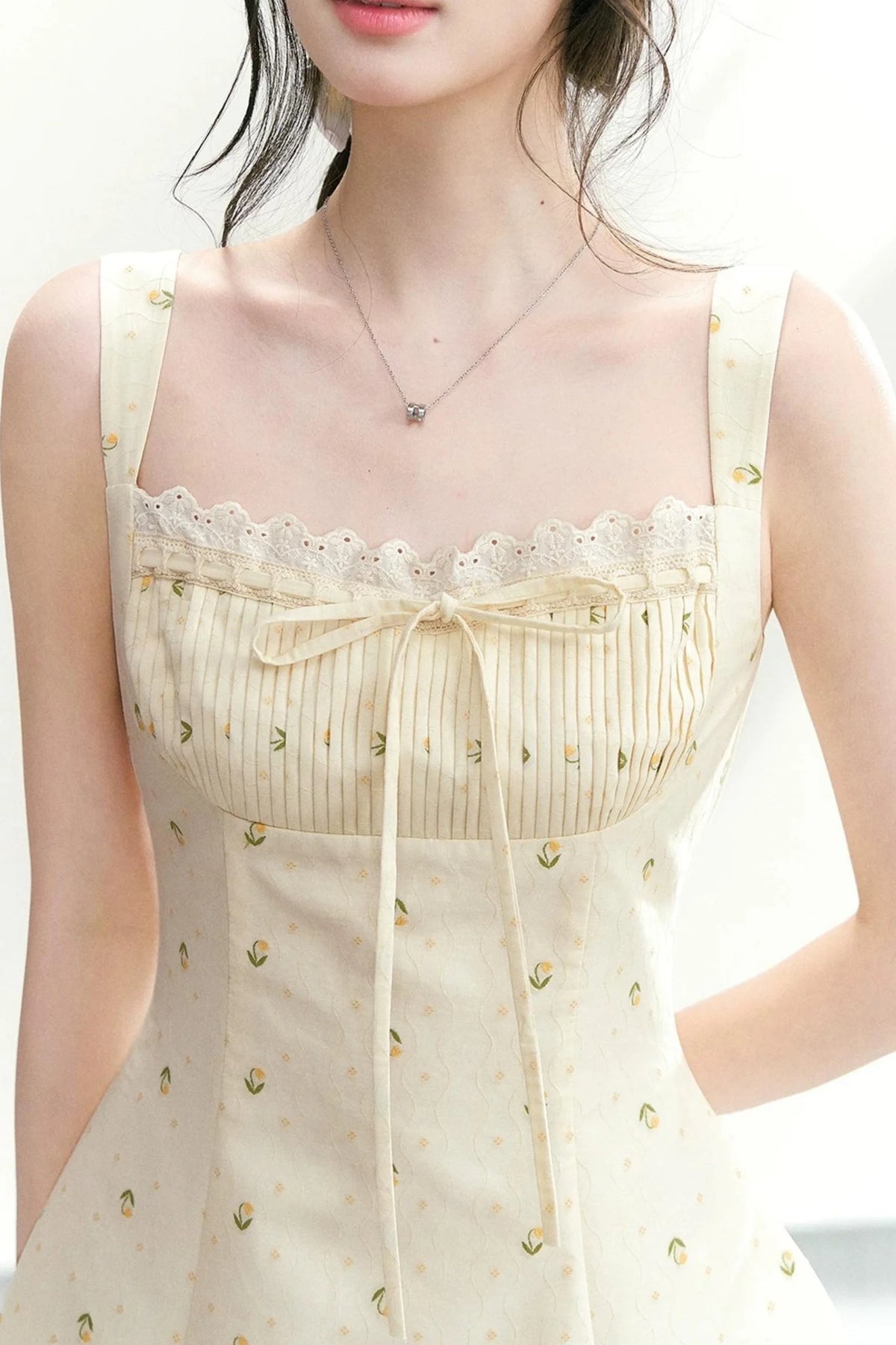 Elegant Floral A-Line Dress