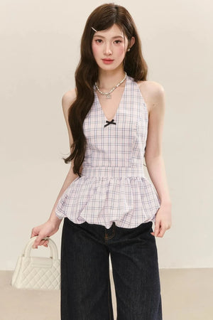 Elegant Floral Tulip Top