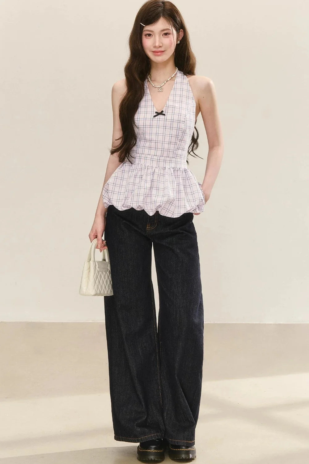 Elegant Floral Tulip Top
