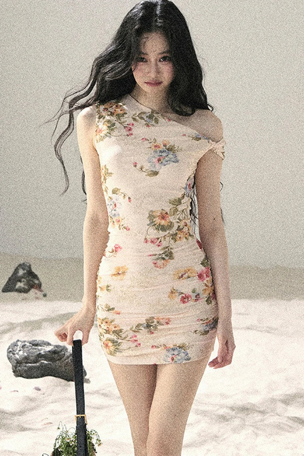 Elegant French Floral Dress