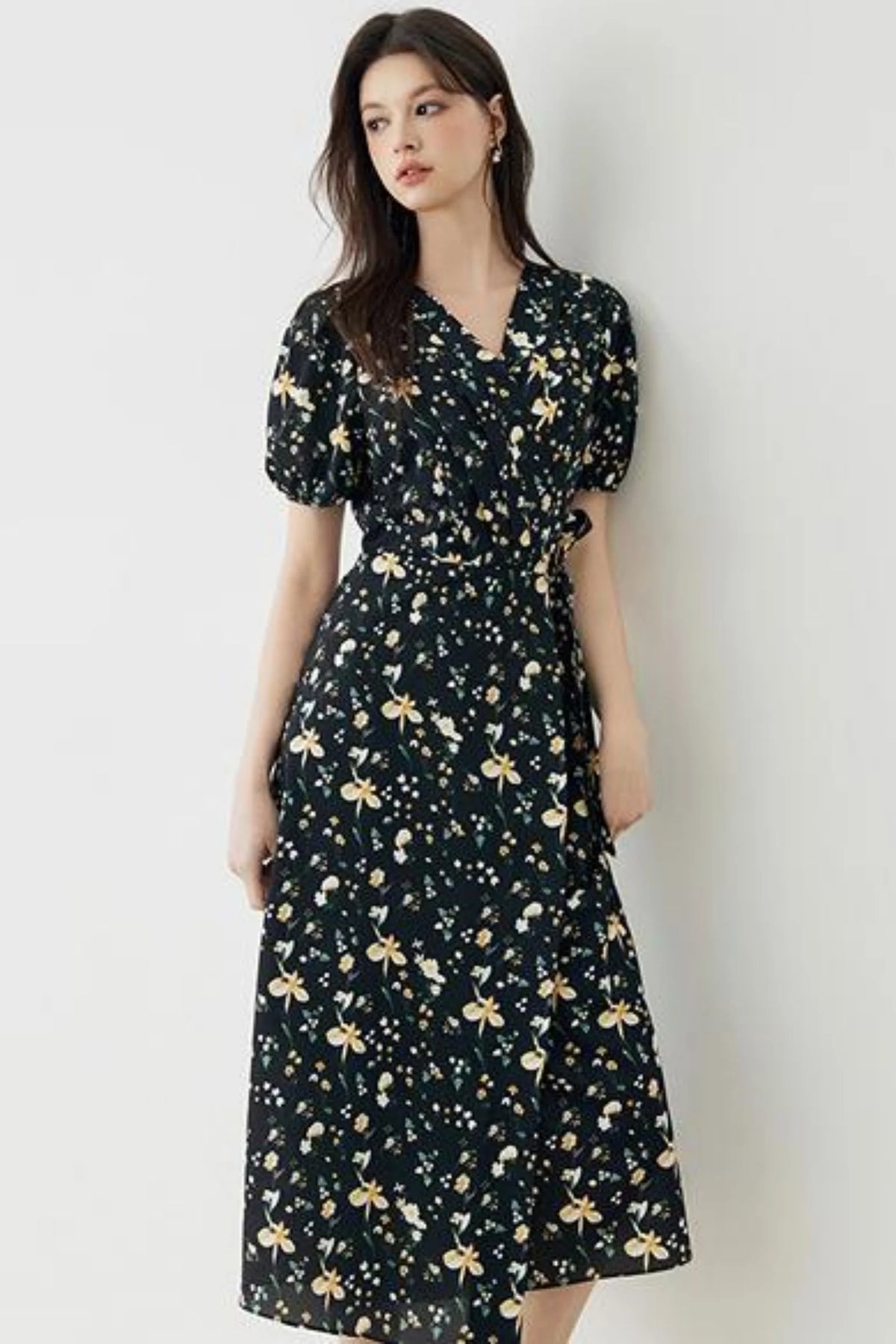 Elegant French Long Dress