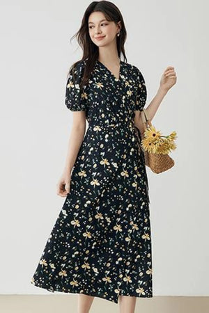 Elegant French Long Dress