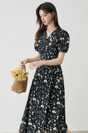 Elegant French Long Dress