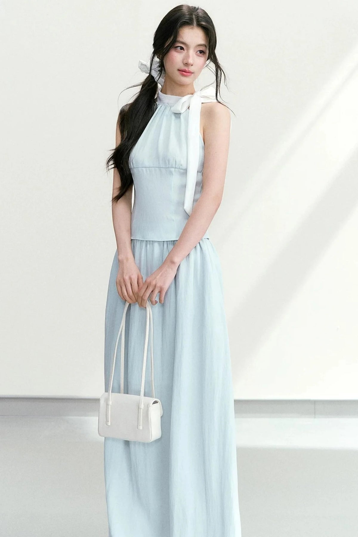 Elegant Halter Neck Suit Set-Up