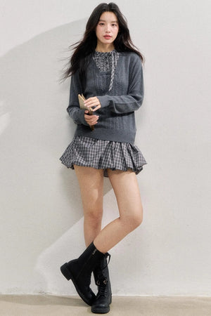 Elegant High Waist Skirt