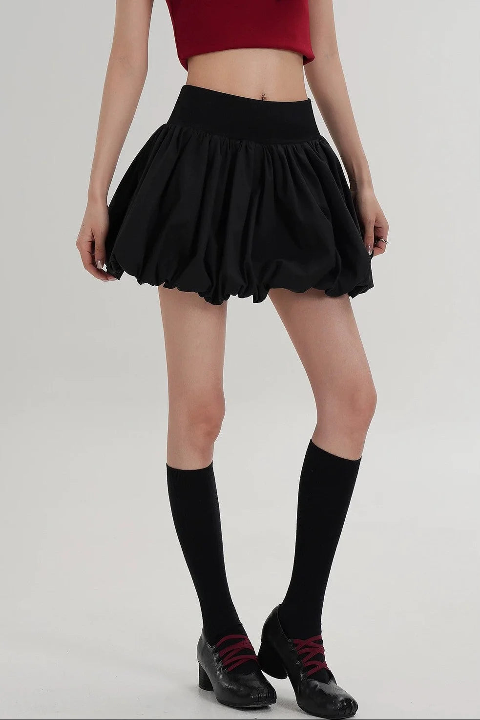Elegant High-Waisted A-Line Skirt