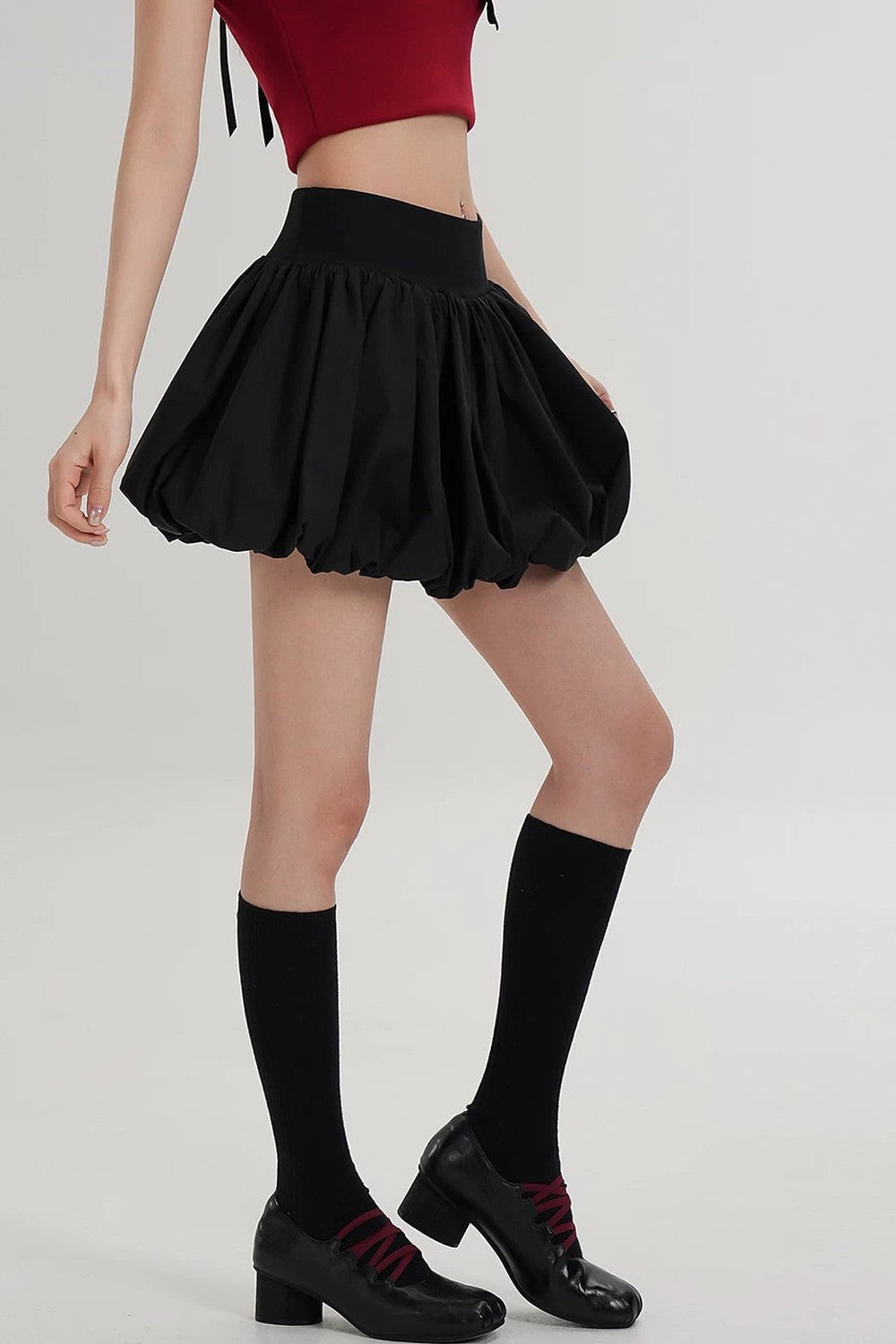 Elegant High-Waisted A-Line Skirt
