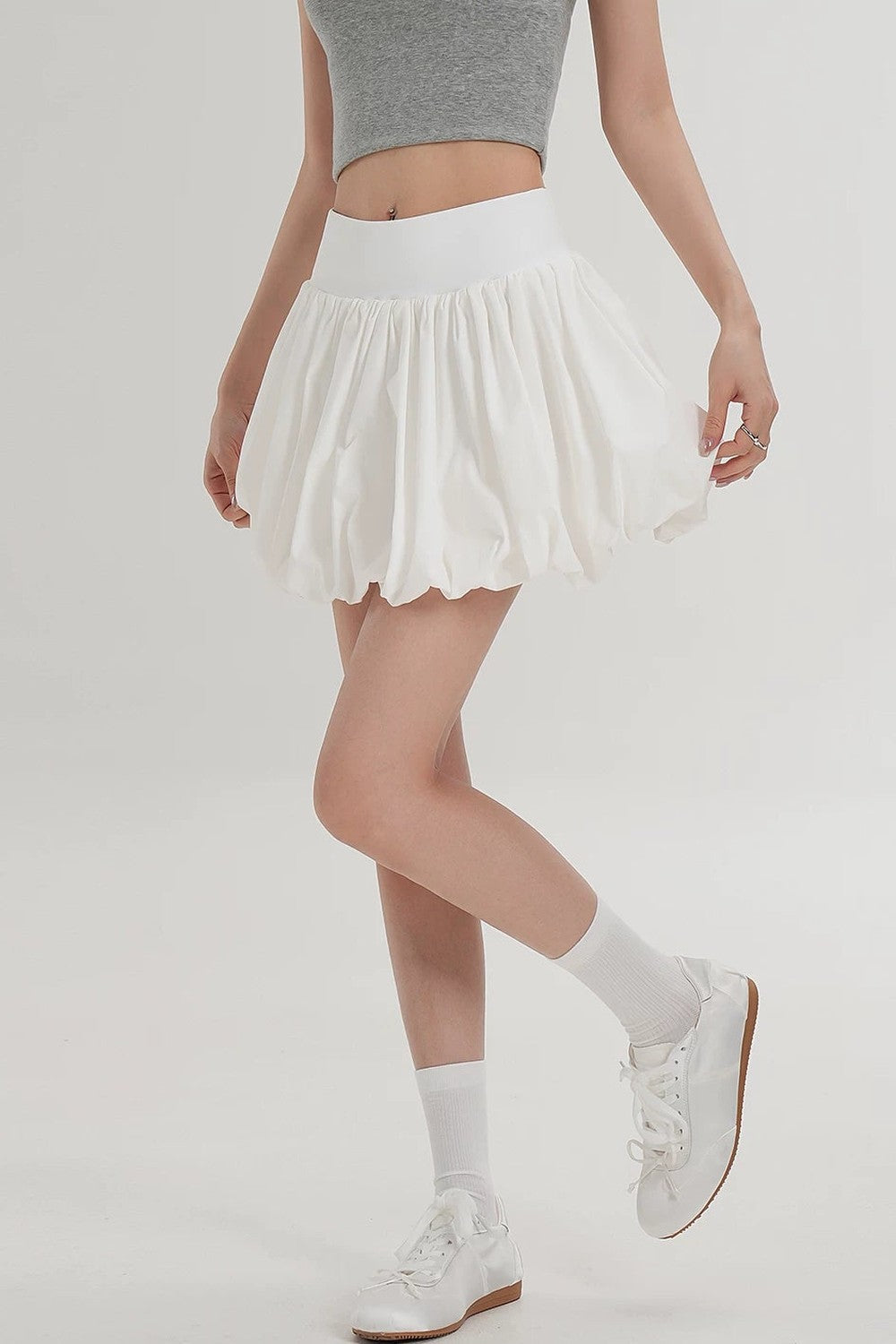 Elegant High-Waisted A-Line Skirt