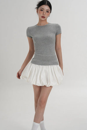 Elegant High-Waisted A-Line Skirt