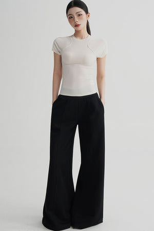 Elegant High-Waisted Flared Pants