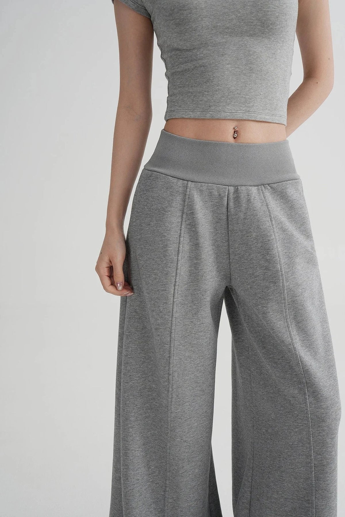 Elegant High-Waisted Flared Pants