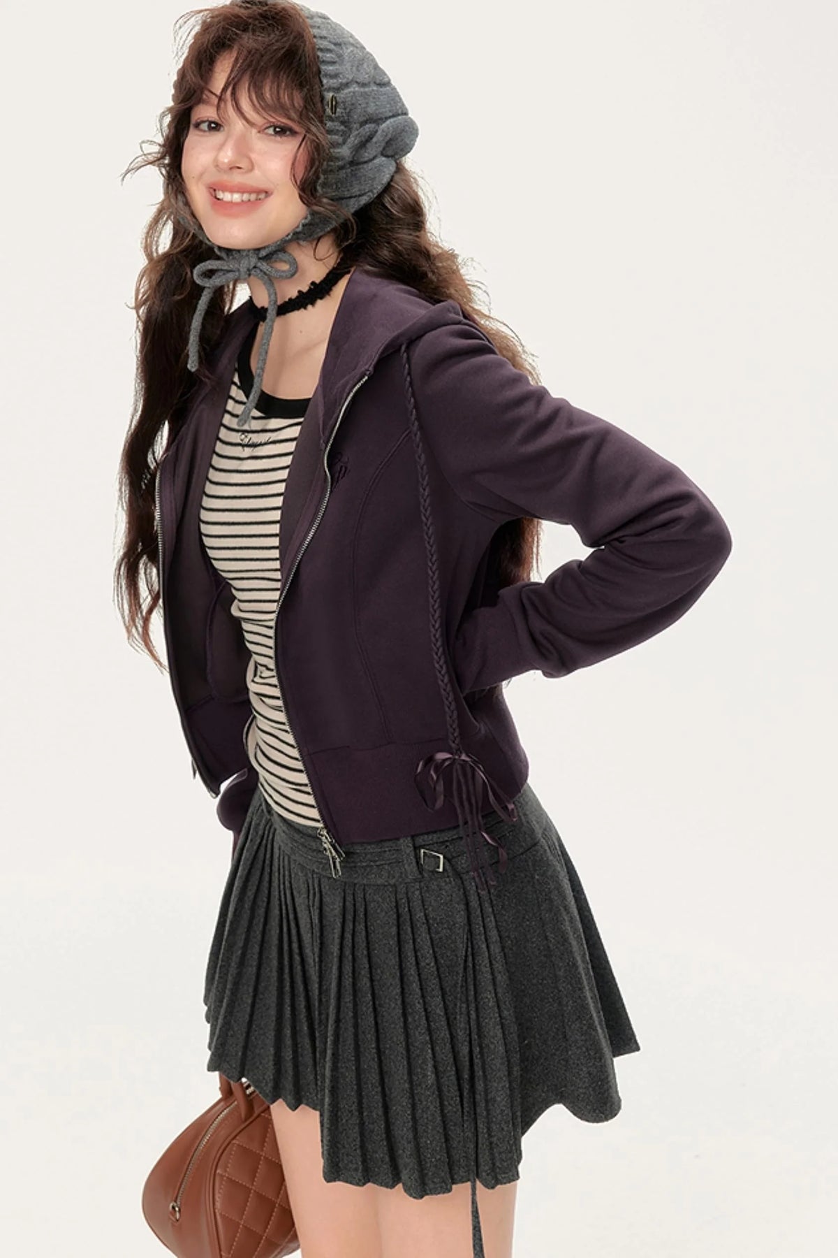 Elegant Hooded Cardigan