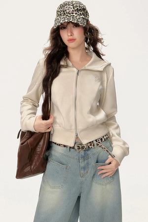 Elegant Hooded Cardigan