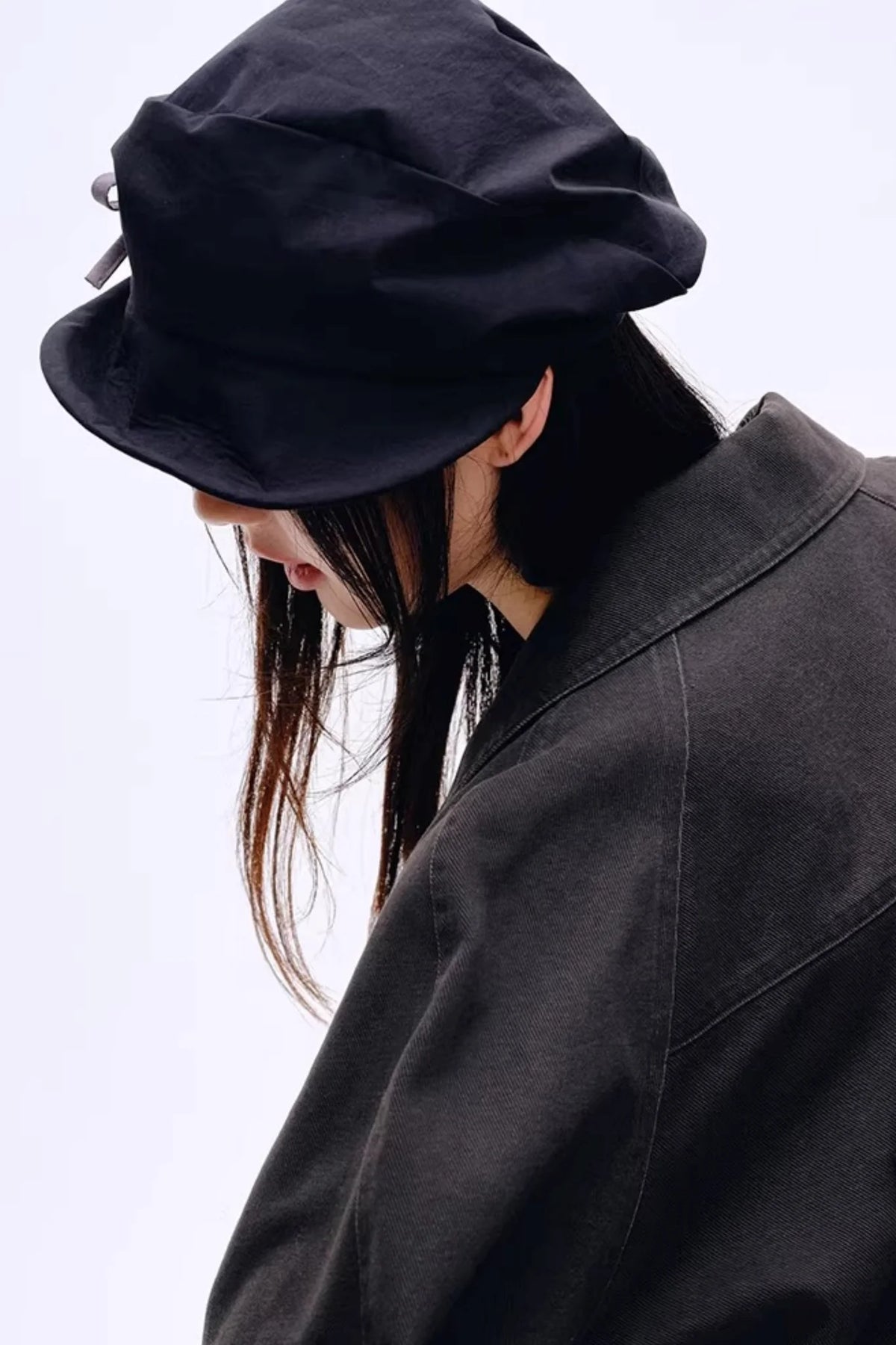 Elegant Irregular Pleated Newsboy Cap