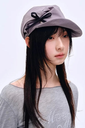 Elegant Irregular Pleated Newsboy Cap