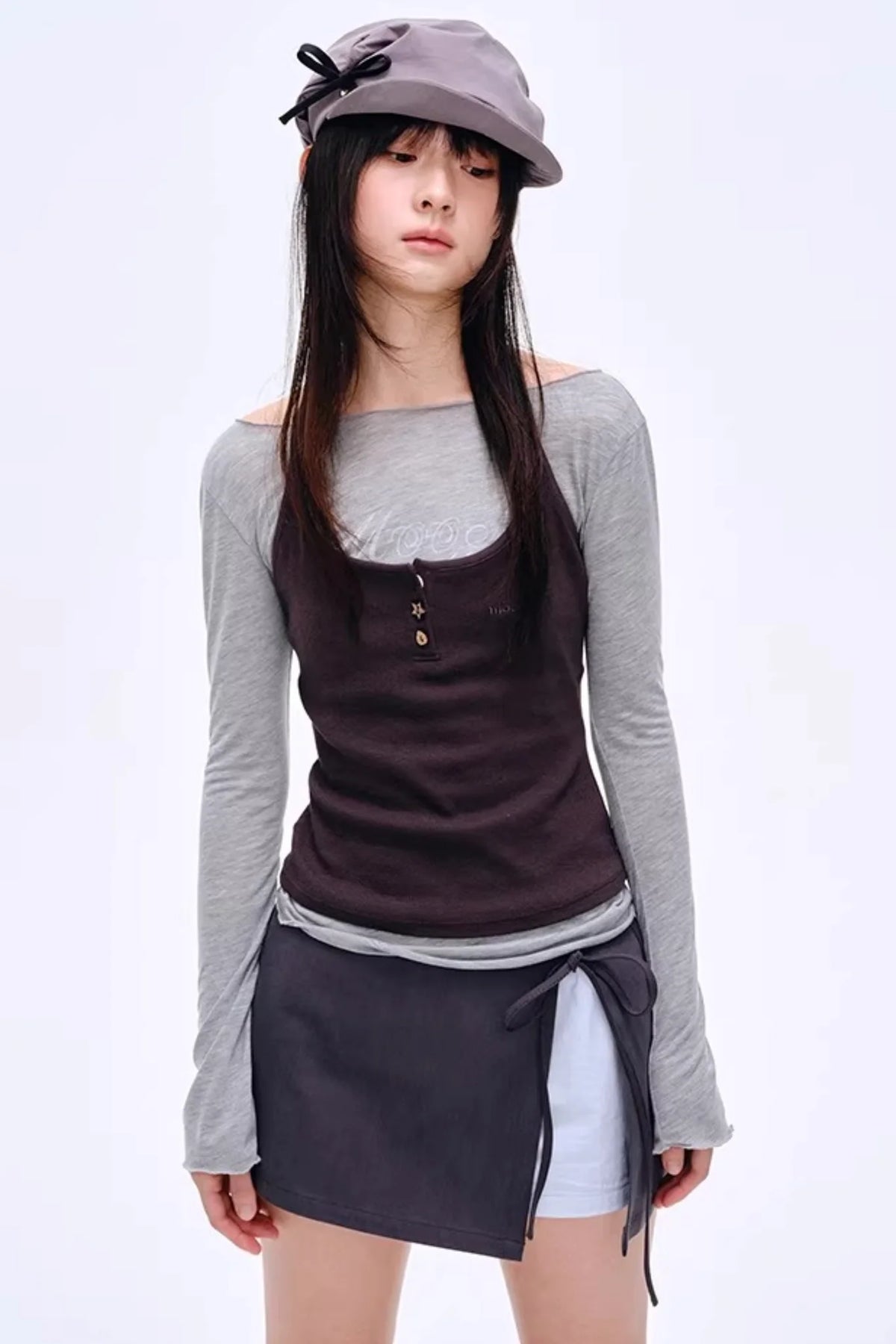 Elegant Irregular Pleated Newsboy Cap