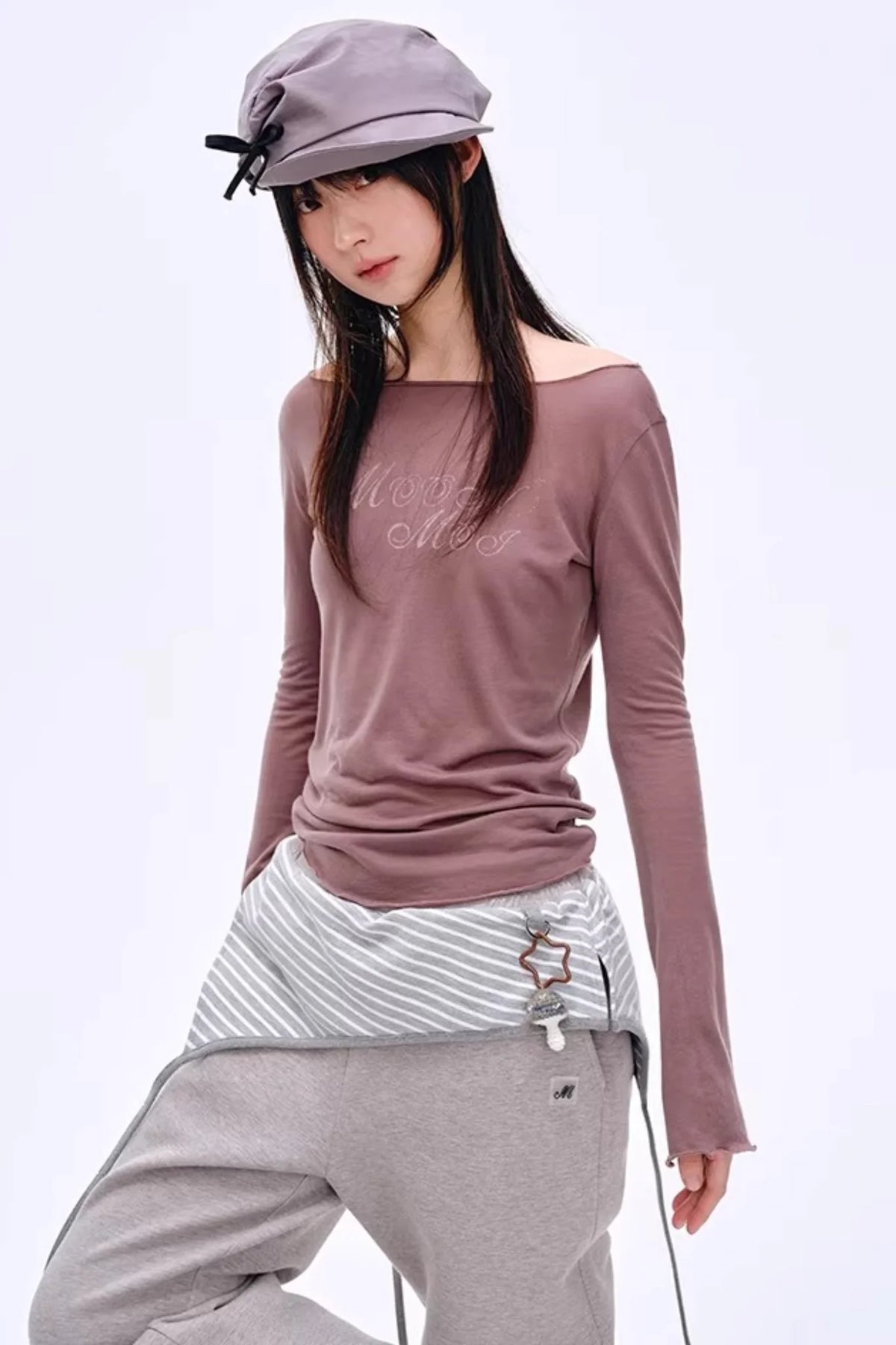 Elegant Irregular Pleated Newsboy Cap