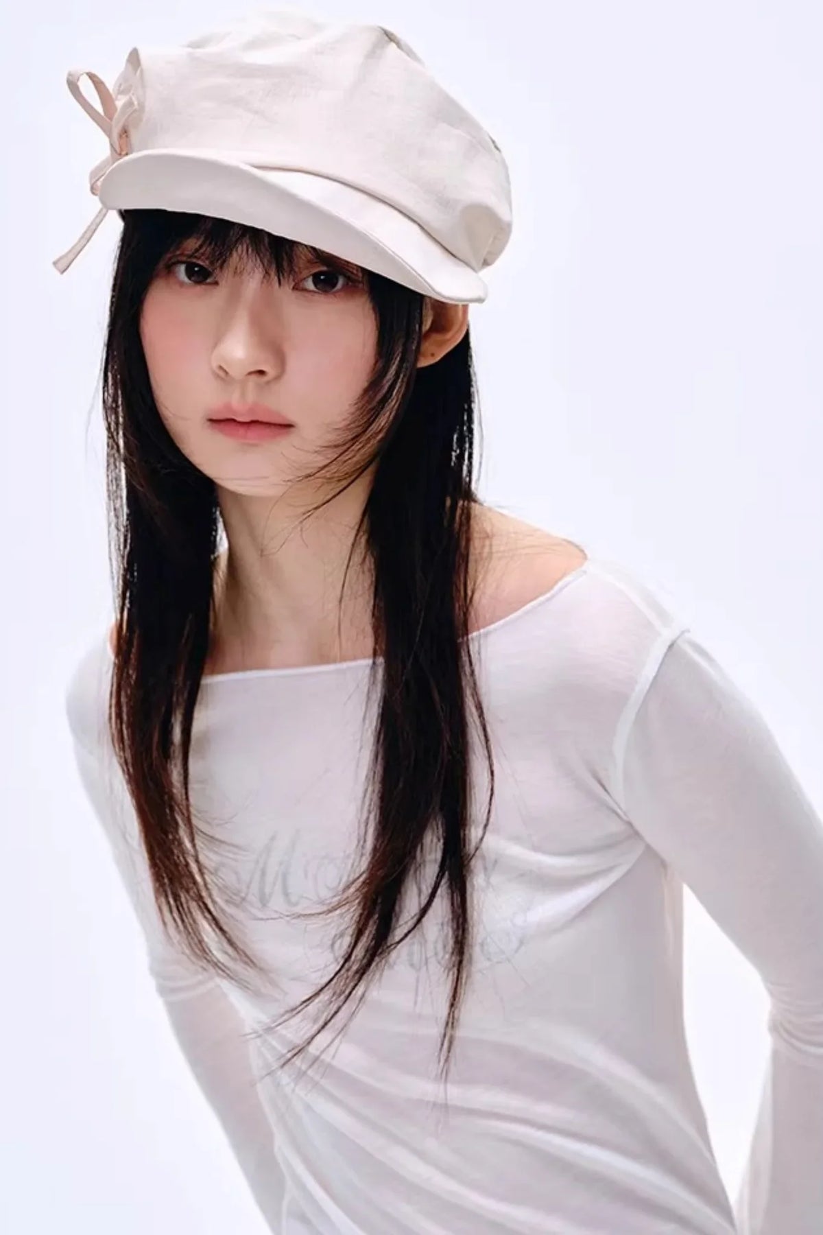 Elegant Irregular Pleated Newsboy Cap