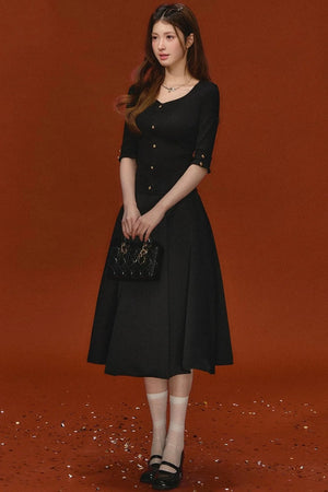 Elegant Knitted V-Neck Top