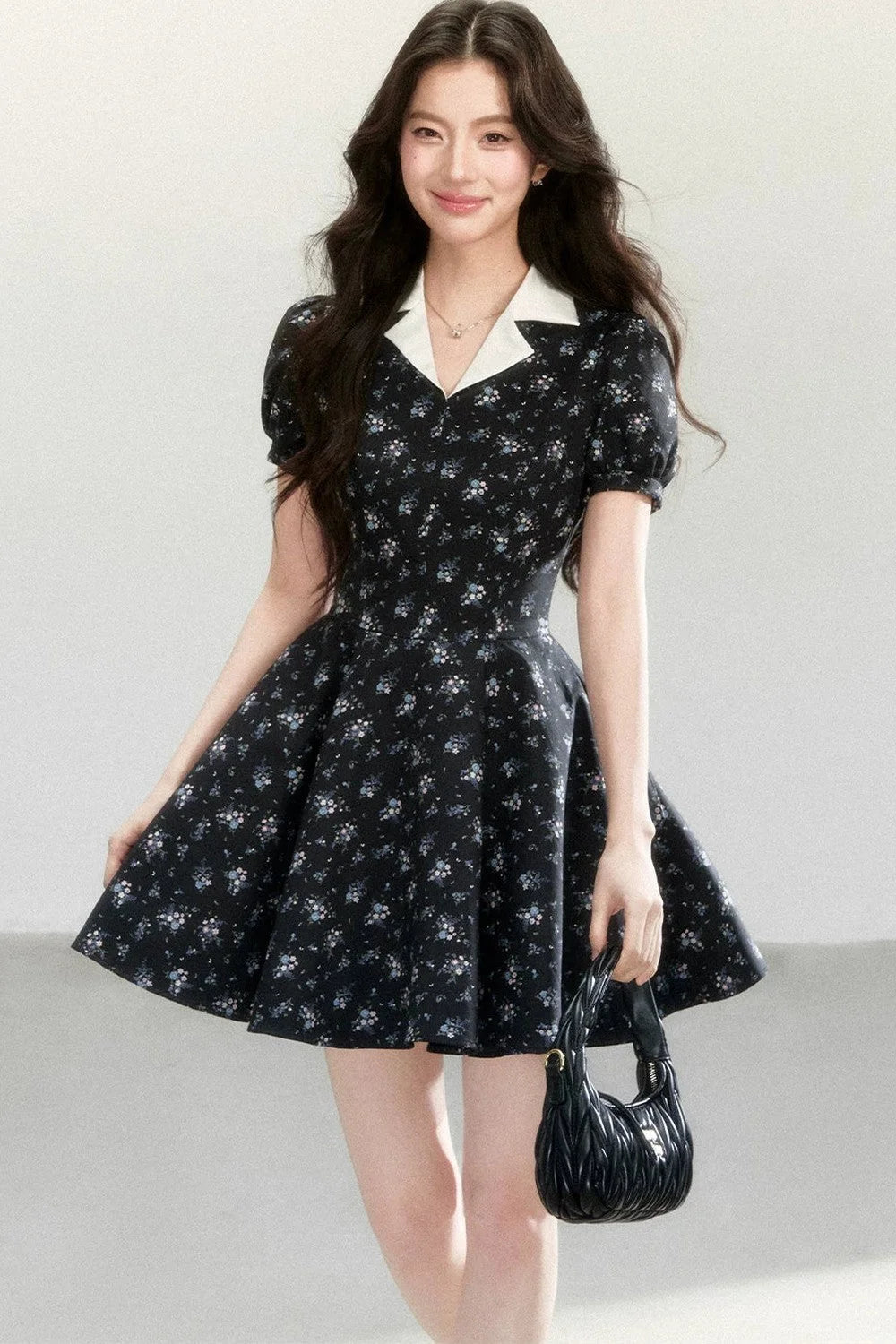Elegant Ladylike Printed Dress