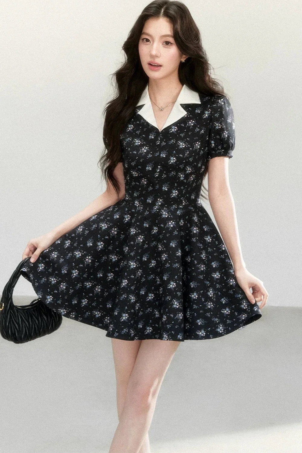 Elegant Ladylike Printed Dress