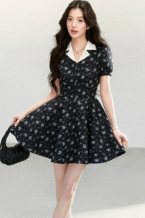 Elegant Ladylike Printed Dress