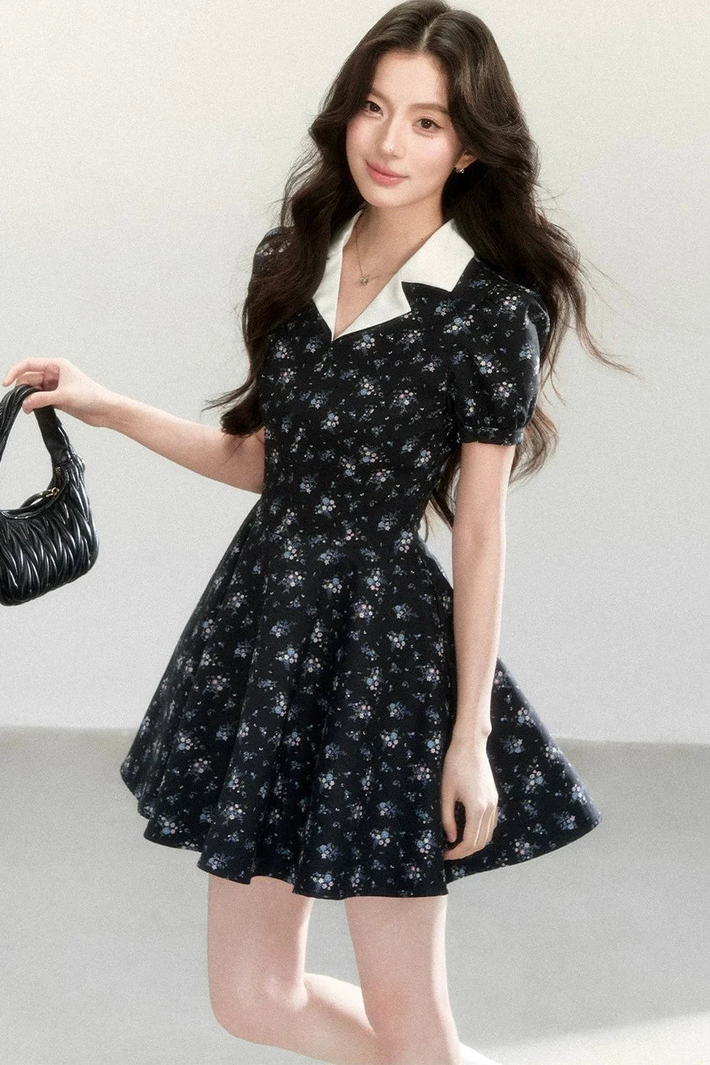 Elegant Ladylike Printed Dress
